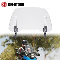 Motorcycle Windshield Extension Adjustable Wind Deflector for Electra Glide Road King Heritage Classic Ultra Limited Accessories