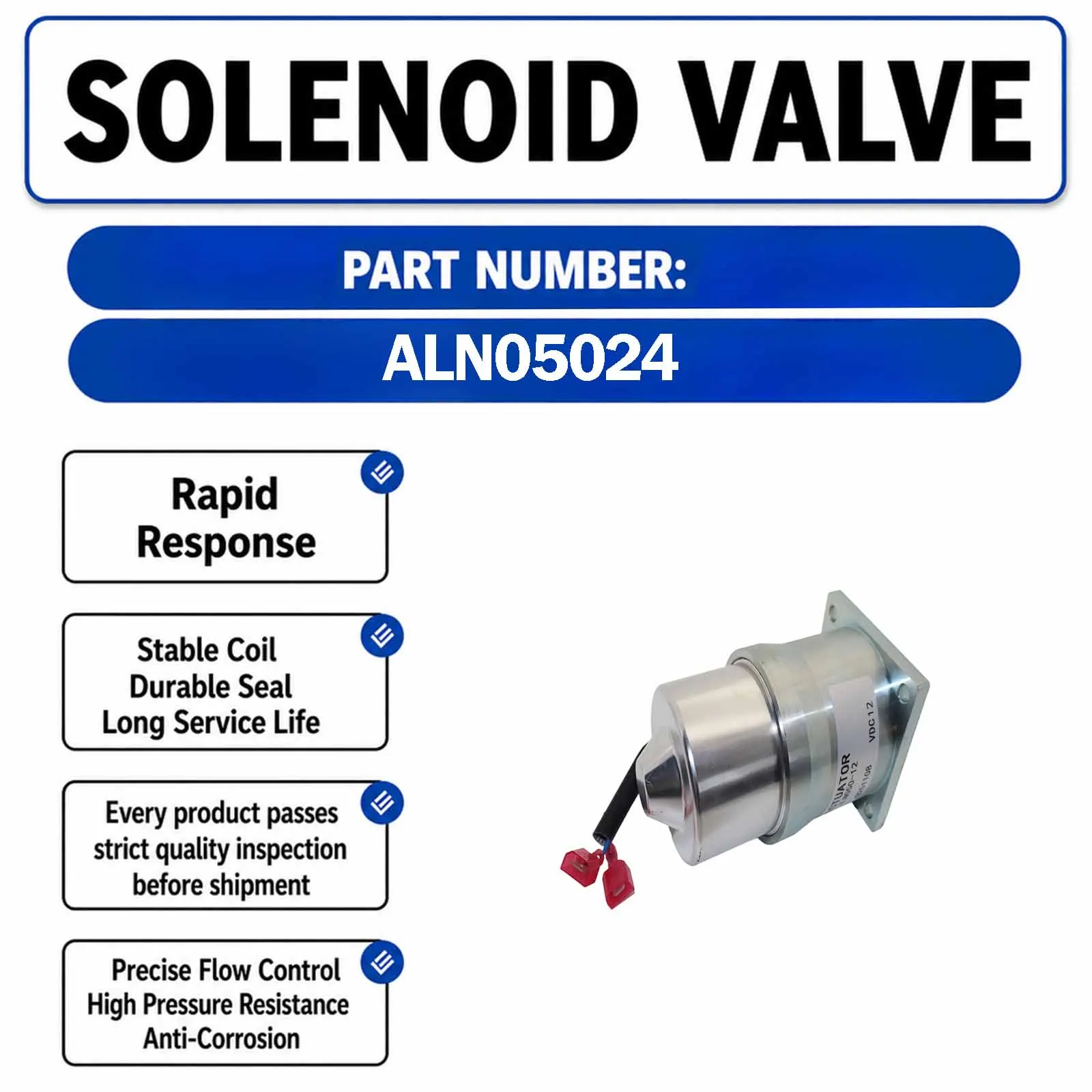 12V Generator Actuators ALN05012 For Universal Actuators ALN Series Push Linear Actuators