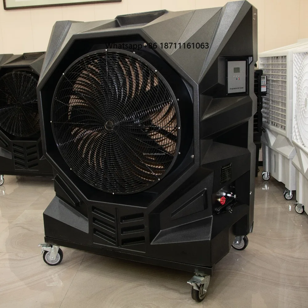 23000 M3/h Industrial Portable Evaporative Air Cooler Remote Control Floor Standing