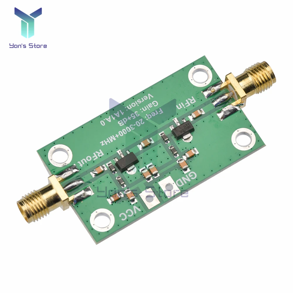 20-3000MHz 35dB Gain Low Noise LNA RF Broadband Amplifier Module For FPV Racing Drone