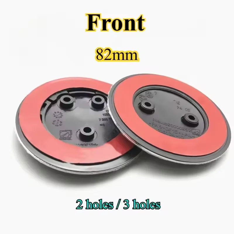 74mm 82mm 3D ABS Universal Car Front Hood Rear Trunk Replacement Emblem Badges Pins Holes For F10 F11 F18 F20 F30 F31 F32 E30