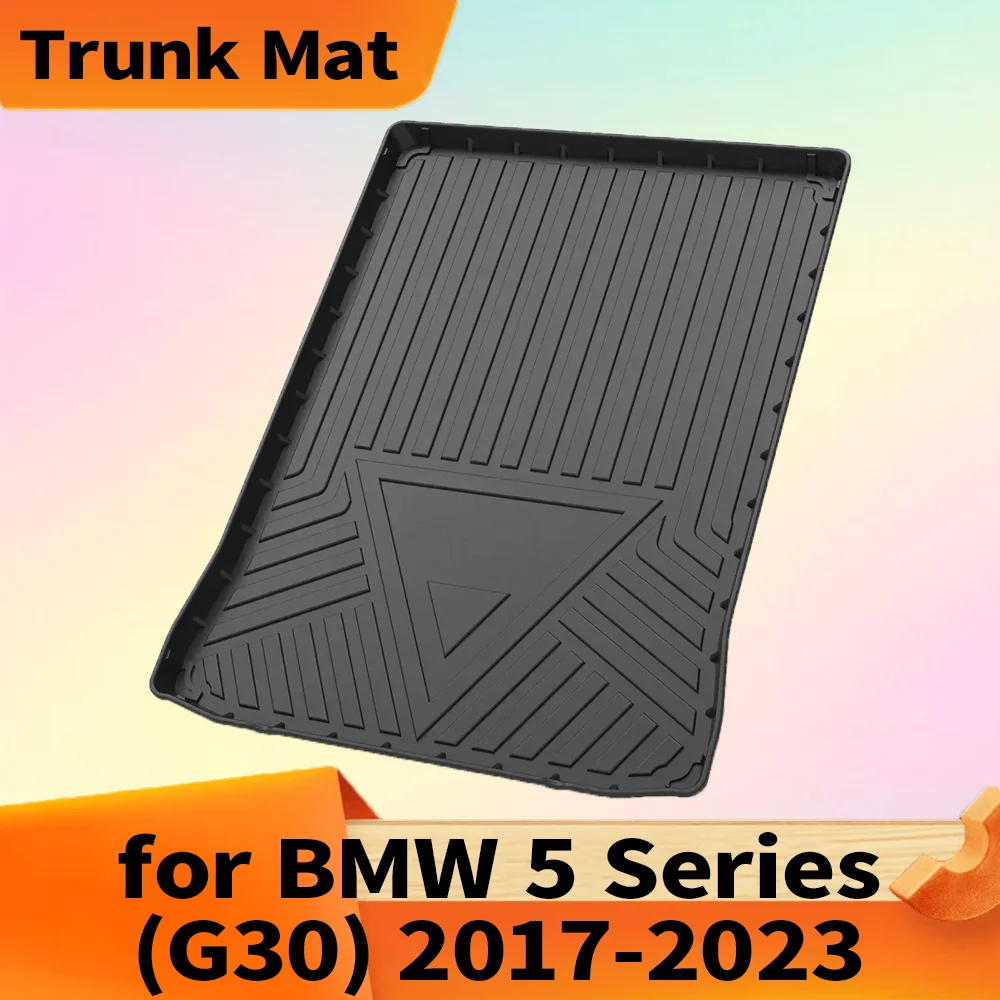 

For BMW 5 Series G30 2017-2023 Auto Car Cargo Liner All-Weather TPE Non-slip Trunk Mats Boot Tray Carpet Interior Accessories