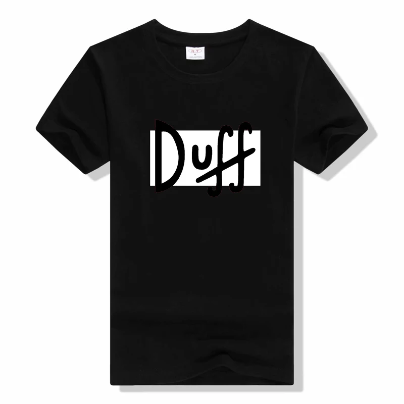 DUFF Mens T-shirt Tops Tees Fitness Hip Hop Men T shirts fashion casual summer Round neck Short sleeved tshirt