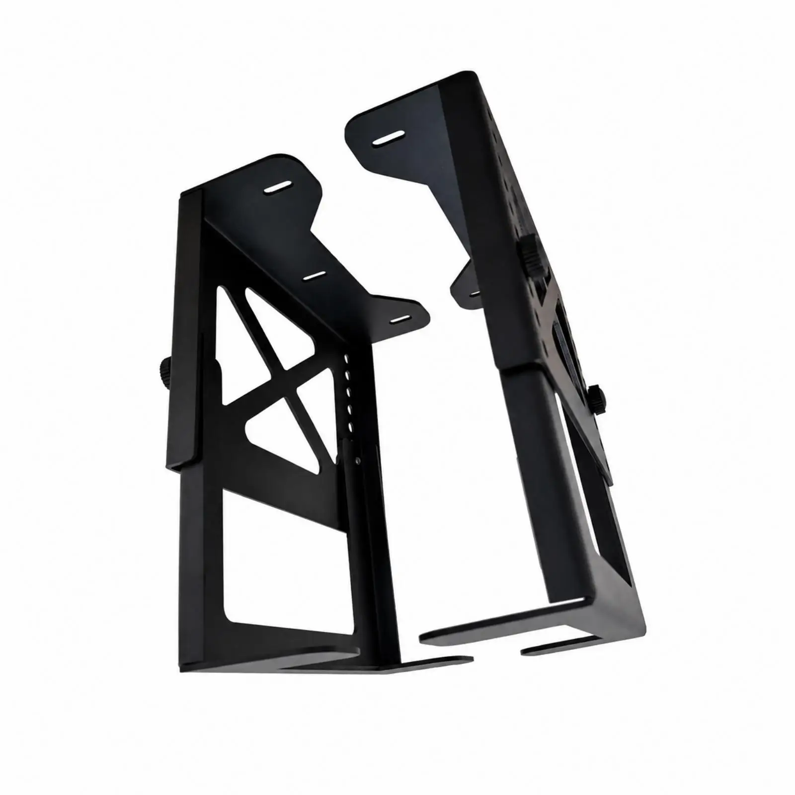 Carbon Steel Adjustable Computer Mount Under Desk for PC Case Holder Desk Mount Bracket for Gaming Workstation Organizer