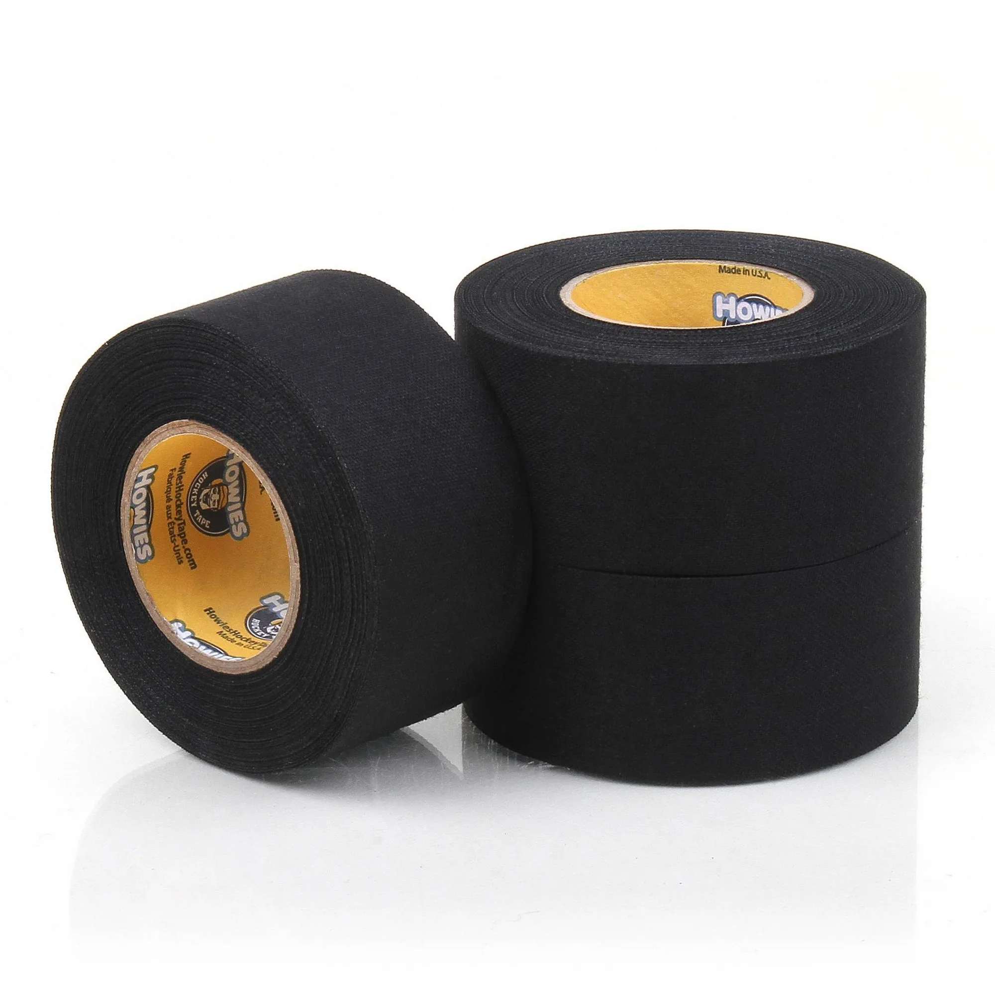 Black Hockey Cloth Tape With Strong Adhesive Grip For Sticks, Blades, Sports Gear, Durable Friction Wrap