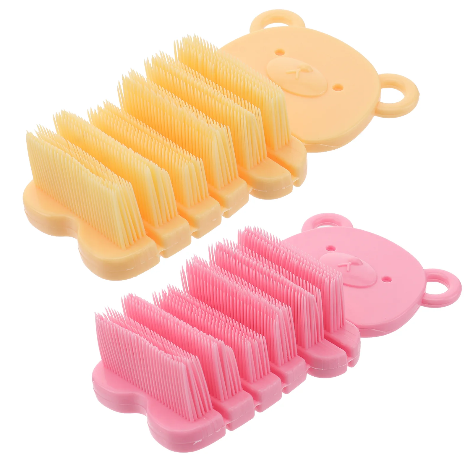 

2 Pcs Kids Nail Brush Acrylic Children's Hand-Washing Scrubbing Finger Cleaning