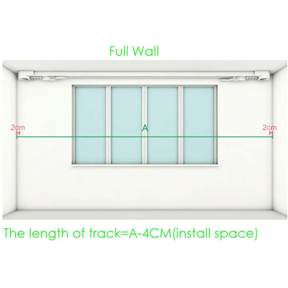 Super Silent Electric Curtain Track for ZNCLDJ11LM B1 A1 C2/Tuya wifi zigbee mini short motor 225mm,Smart Curtain Rails Cornice