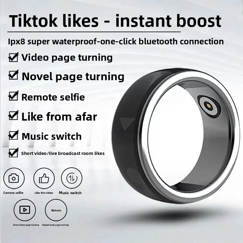 Pocket Bluetooth Finger Actuator, Video Page Changer & Shooting Button for Mobile Handsets Tool