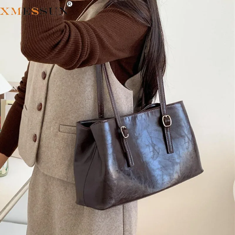xmessun-new-trendy-commuter-bag-for-women2026-fashion-designer-vintage-tote-bag-female-large-capacity-casual-shoulder-bag-ins