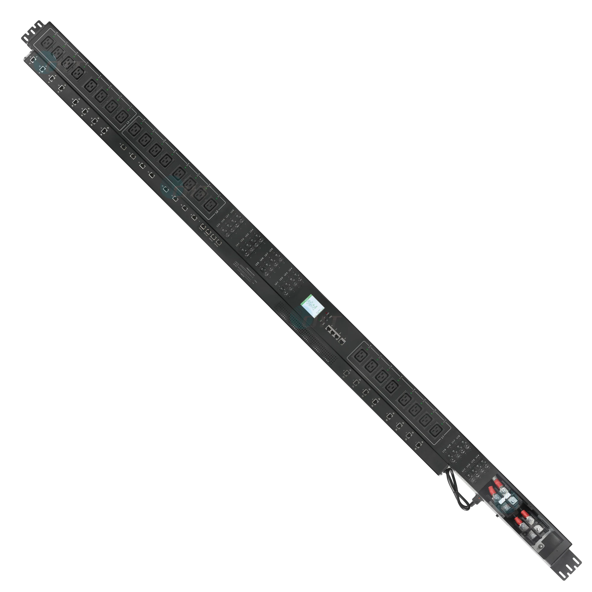 OIT ETL Approved High Power Pdu Smart PDU 3 Phrases 150A 24 Port C19 with APDU Meter and Power Switch Remote Control Pdu