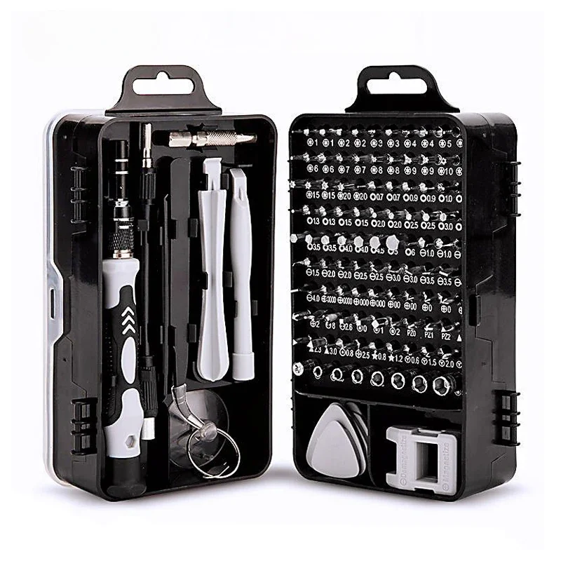 

115 in 1 Multifunctional Screwdriver Set, Precision Manual Small Home Appliance Repair Device, Manual Tool, Mobile Phone Repair