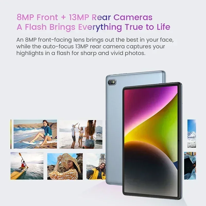 Imagem -05 - Blackview Tab Pro Tablet 10.1 Fhd Display Octa-core 4g 6gb128gb 6580mah Gps 2.4g 5g Wifi Android 12 Almofada 13mp Câmera Almofada pc