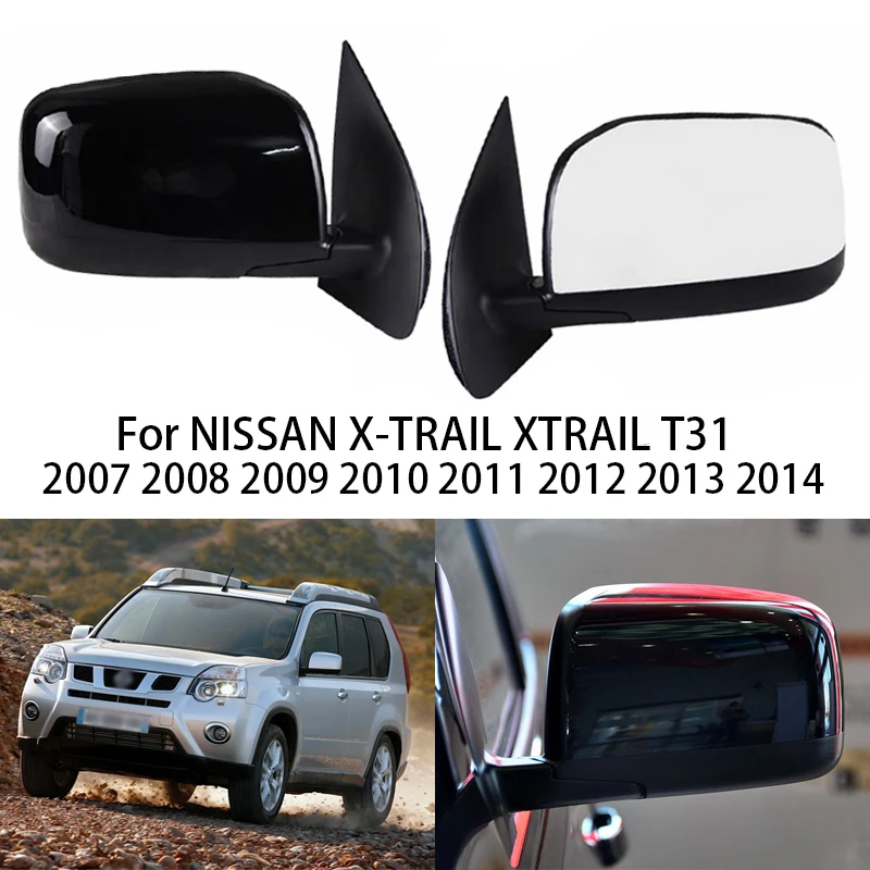 Car Electric Door Wing Rearview Mirror For NISSAN X-TRAIL XTRAIL T31 2007-2014 Auto Heated Turn signal Rear View Mirror