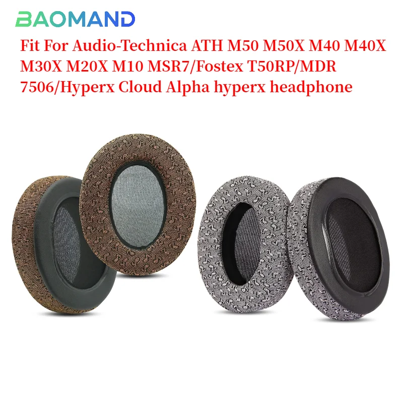 

Replacement Ear Pads for Audio-Technica ATH M50 M50X M40 M40X 7506/Hyperx Cloud Alpha hyperx Gaming Headphone Headset EarPads