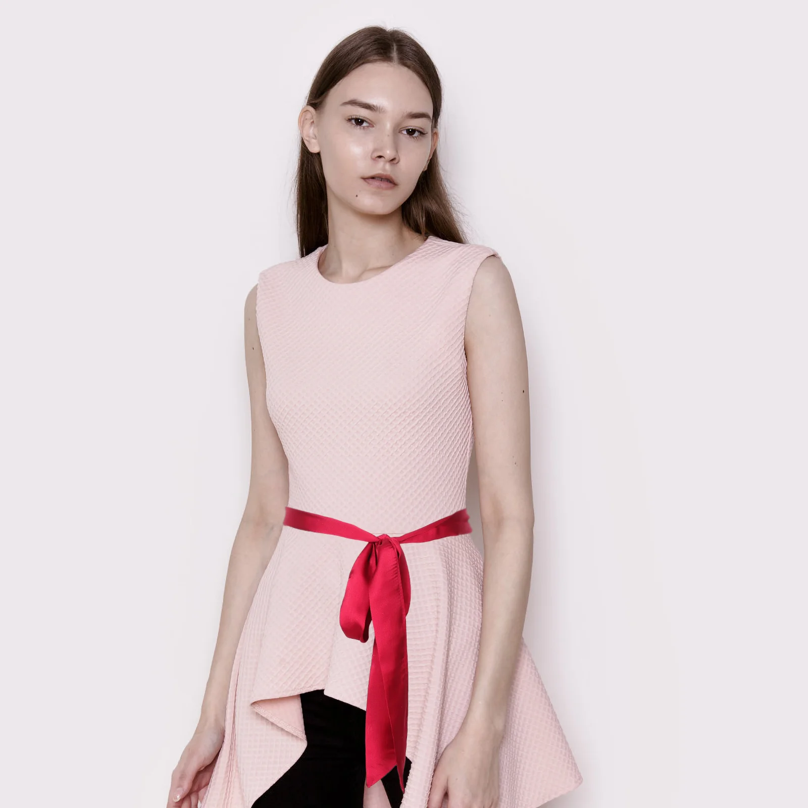 

Elegant Long Thin Versatile Silk Scarf Women Lightweight Fashionable Accessory Spring Summer Neckerchief