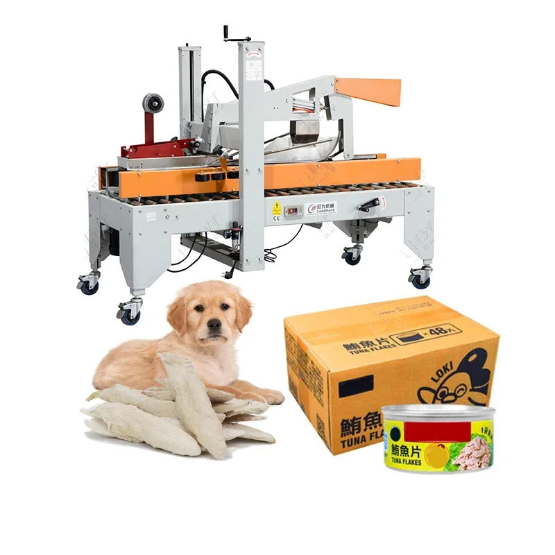 Low Budget Case Packer Packaging Machine for Drinks Packer Carton Sealing Machine Box Sealing Machine