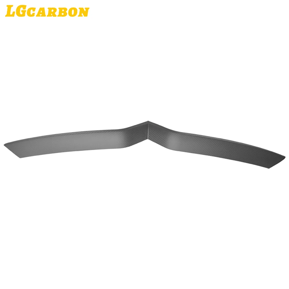 LGcarbon For Tesla Model S 2016-2022 Matte Carbon Fiber Front Center Grille Grill Cover