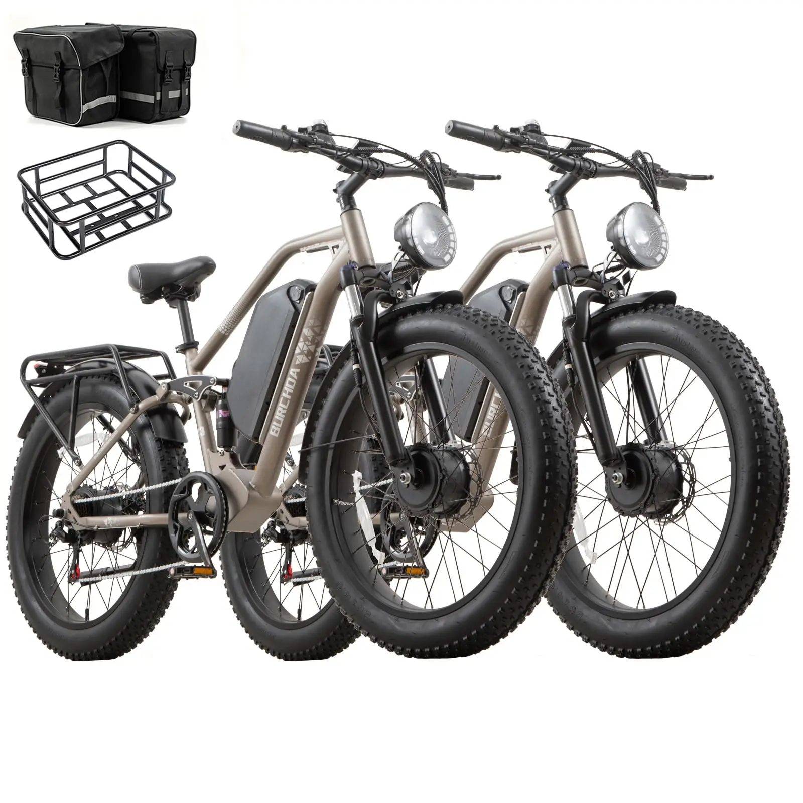 2026 Dual Motor Electric Bike for Adults AWD 5000W/3000W Peak 40 MPH/30 MPH E Dirt Bike, 52V/48V Removable Battery 65/80/150 Mil image 14