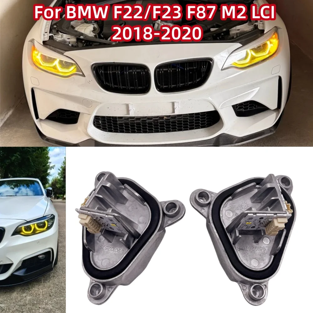 

Дневные ходовые огни (ДХО) для BMW 2 серии F23 F22 F87 LCI M2 2018-2020, желтые «ангельские глазки», артикул 63117494851