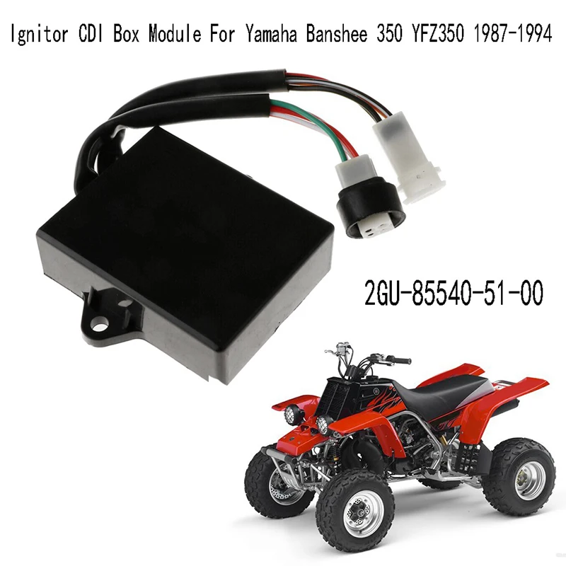 

Блок зажигания CDI для мотоцикла Yamaha Banshee 350 YFZ350 1987-1994 2GU-85540-51-00, 1 шт.