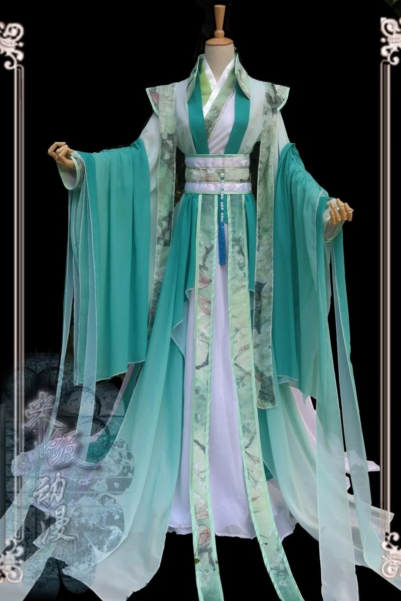 Romanzo Tian Guan Ci Fu Qi Rong Cosplay Costume antico costumi da uomo Hanfu cinese antico Anime abiti Prop taglia adulta