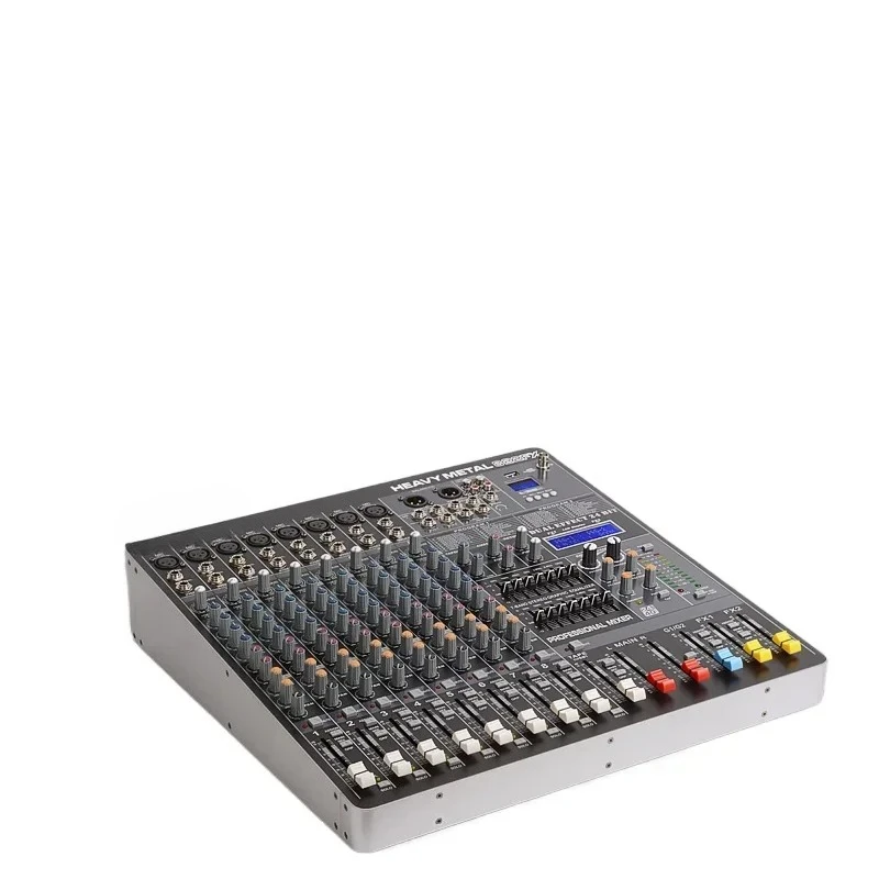 Mixer 6-way 8-way 12-way 16-way dual-effect digital reverb group output dual 7-band equalization with USB