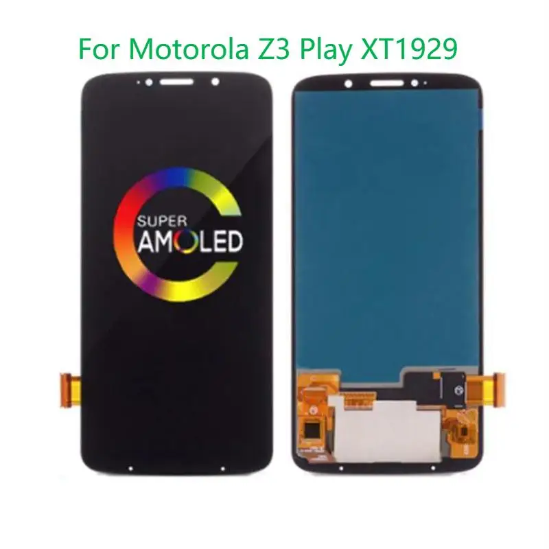 

Original AMOLED 6.01 For Motorola Z3 Play XT1929 LCD Display Screen Panel Assembly Moto Z3 Play Display LCD Touch Screen