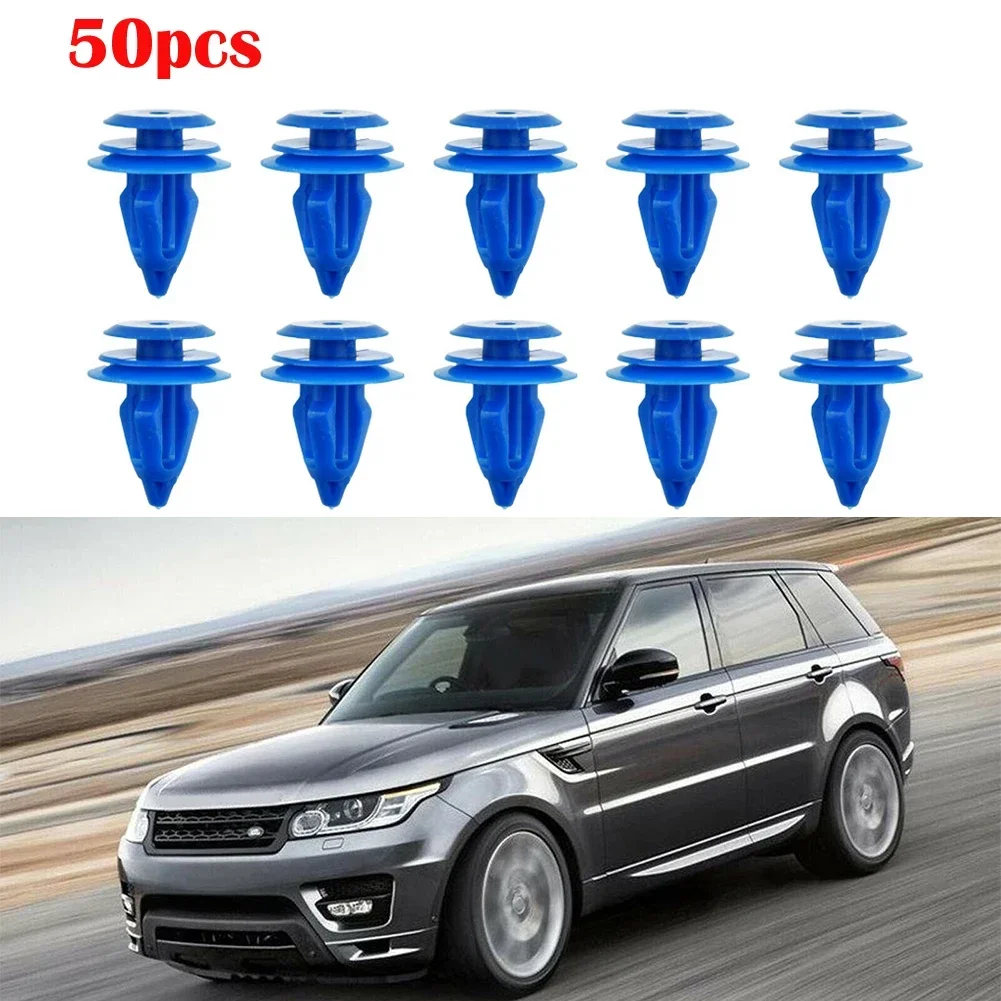 50pc Car Front Rear Wheel Arch Trim Plastic Clip For Rover For Range Rover For Evoque LR027255 Outer Fender Curved Trim Fixing