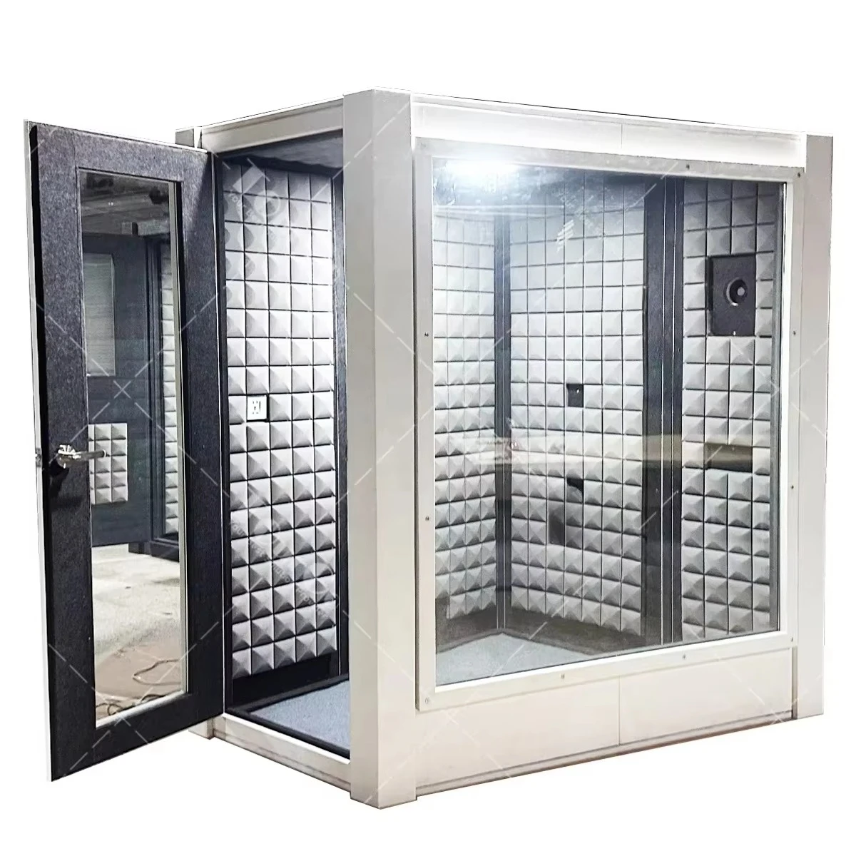 استوديو تسجيل عازل للصوت باللون الأبيض/كشك هاتف كاريوكي لغرفة تجربة الواقع الافتراضي الحية #1