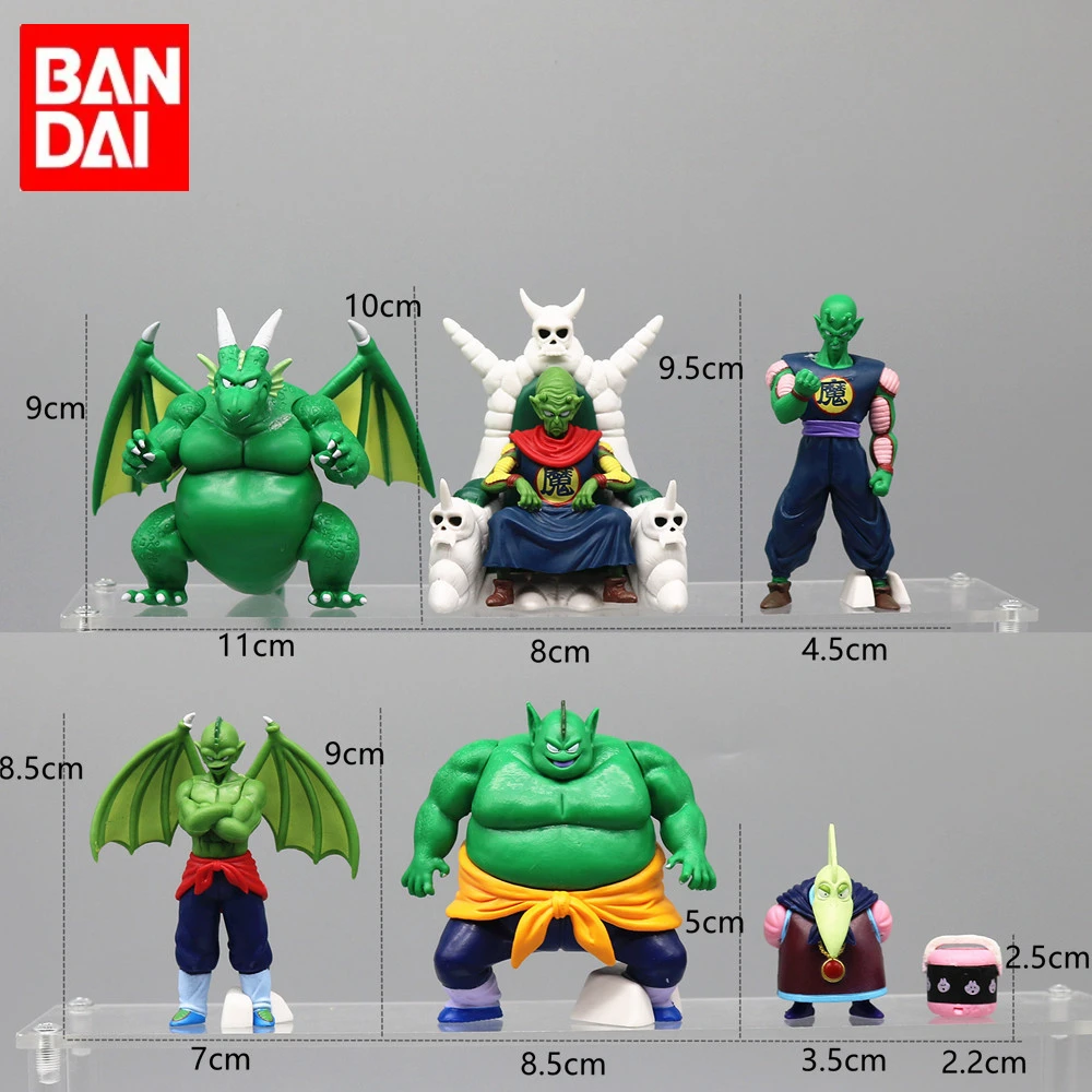 9.5cm Anime Dragon Ball Piccolo Daimao Figure Cymbal Tambourine Drum Piano King Piccolo Pvc Action Figures Model Toys Gifts