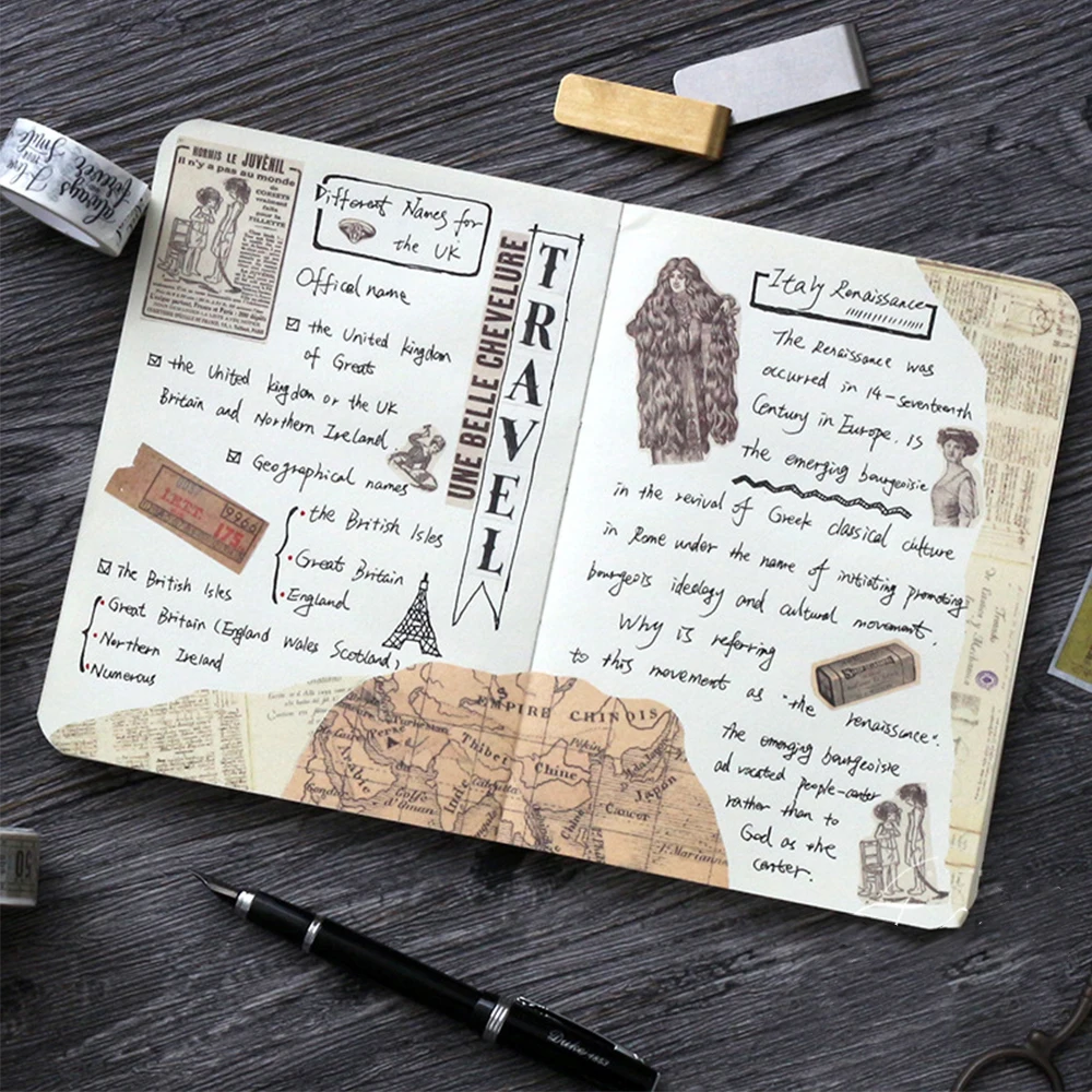 комплект резиновой ленты Washi многослойный декоративный подарок антикварный афиша письмо декоративная лента дий альбом наклейка этикетка клейкая лента