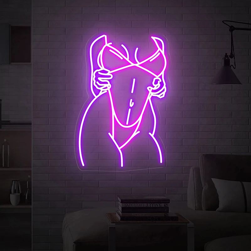 

Woman Body Neon Sign Lady Female Body Led Neon Light KTV Bar Club Pub Decor LED Bedroom Home Wall Hanging Custom Neon Signs