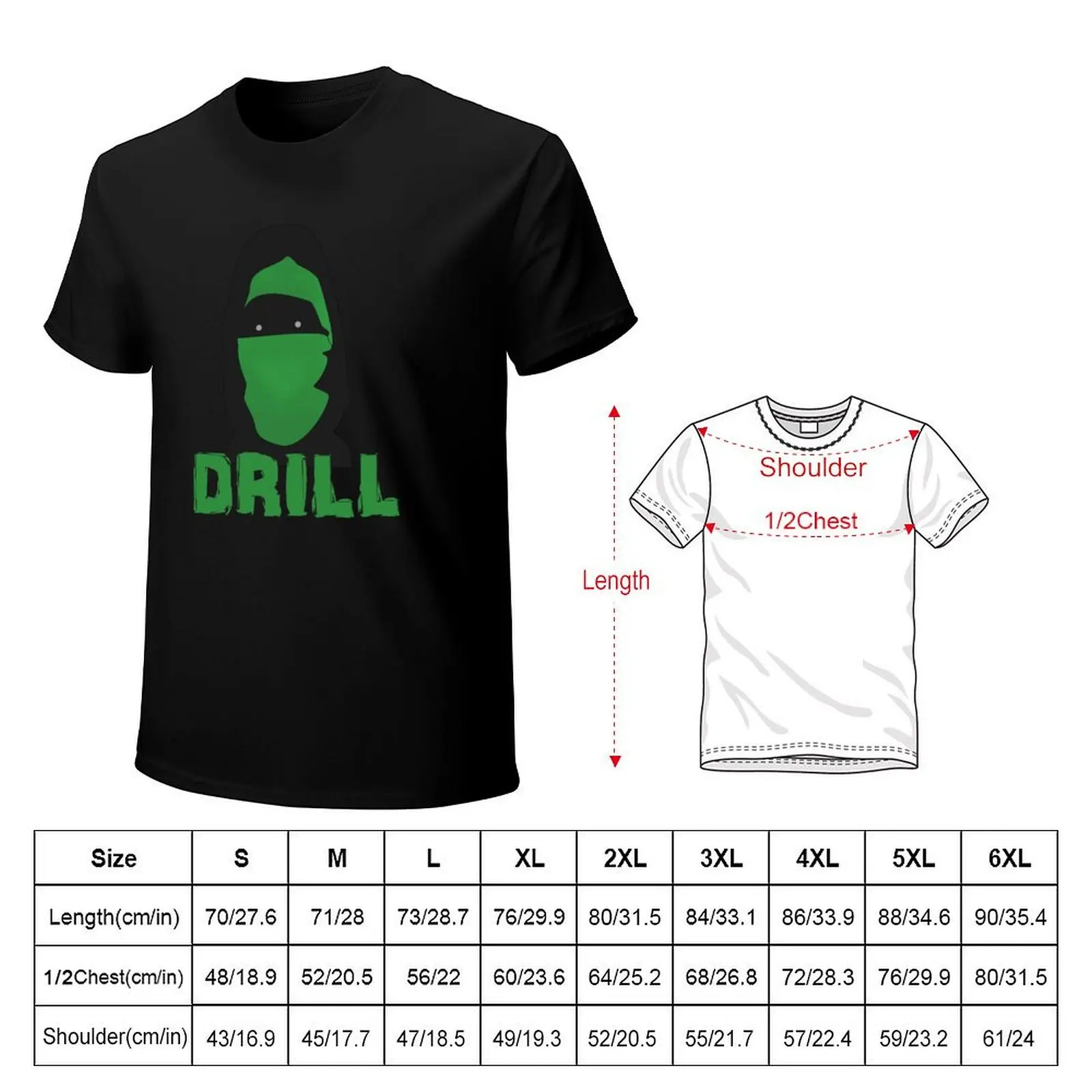 DRILL MUSIC T-Shirt t shirts for man pack cotton T-Shirt