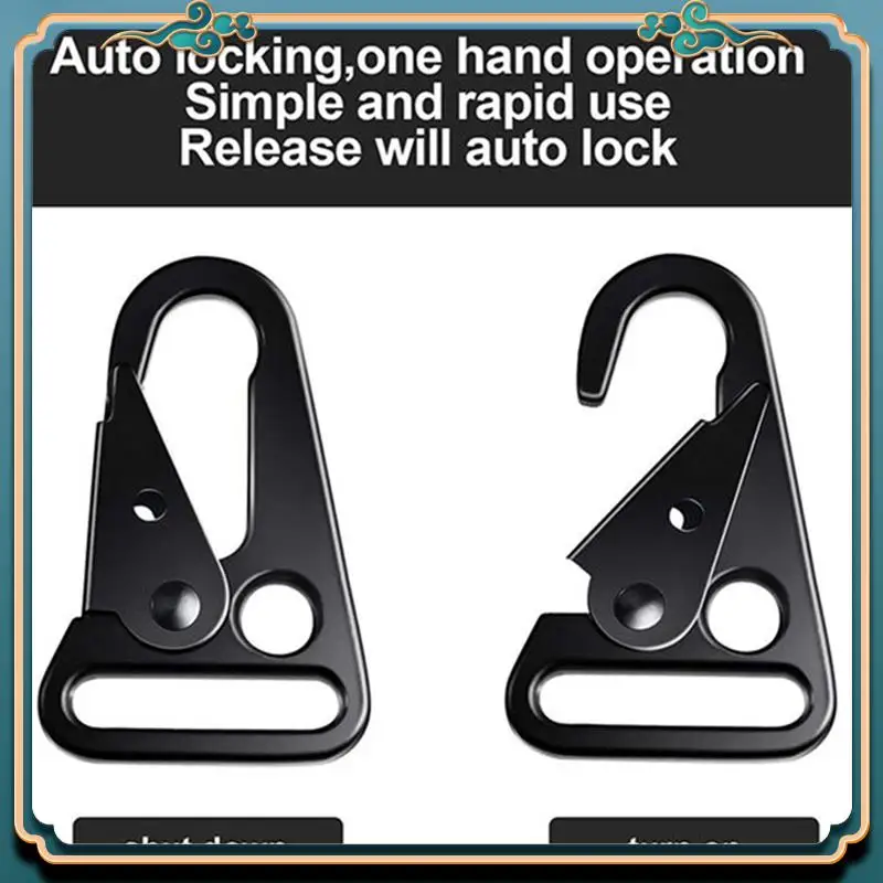 Latest 90 Pcs Enlarged Mouth Clip Sling Clasp Olecranon Hook For Sling Outdoors Bag Backpack,Carabiner Keychain Snap Hooks