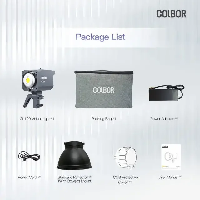 2025 رائجة البيع Synco Colbor CL100 CL100W ثنائي اللون 2700-6500K CL100-M 5600K LED الفيديو التصوير الفوتوغرافي ضوء التحكم التعريفي للتصوير الفوتوغرافي #3