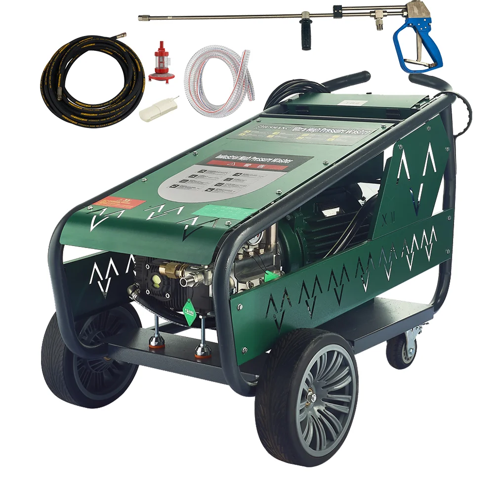 

Industrial High Pressure Washer 250bar Commercial Heavy Duty Cleaner Car Wash Equipment Surface Water Jet Cleaner Machine Set
