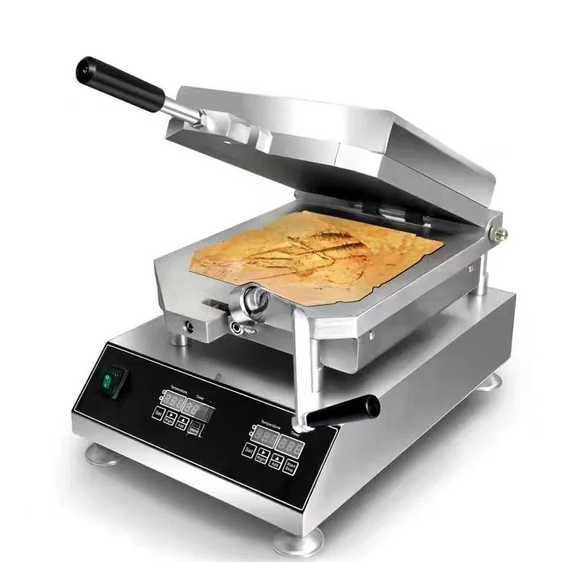 Electric Fossil Pancake Machine Xianbei Seafood Pancake Stand for Shrimp Octopus Squid Thin Cooking Kitchen Appliance