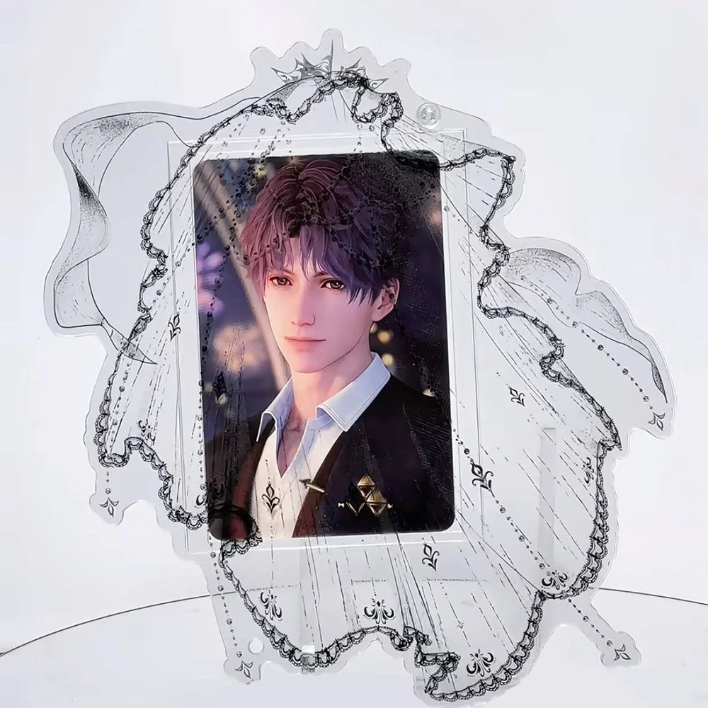 3-inch Acrylic Veil Photo Frame Card Stand