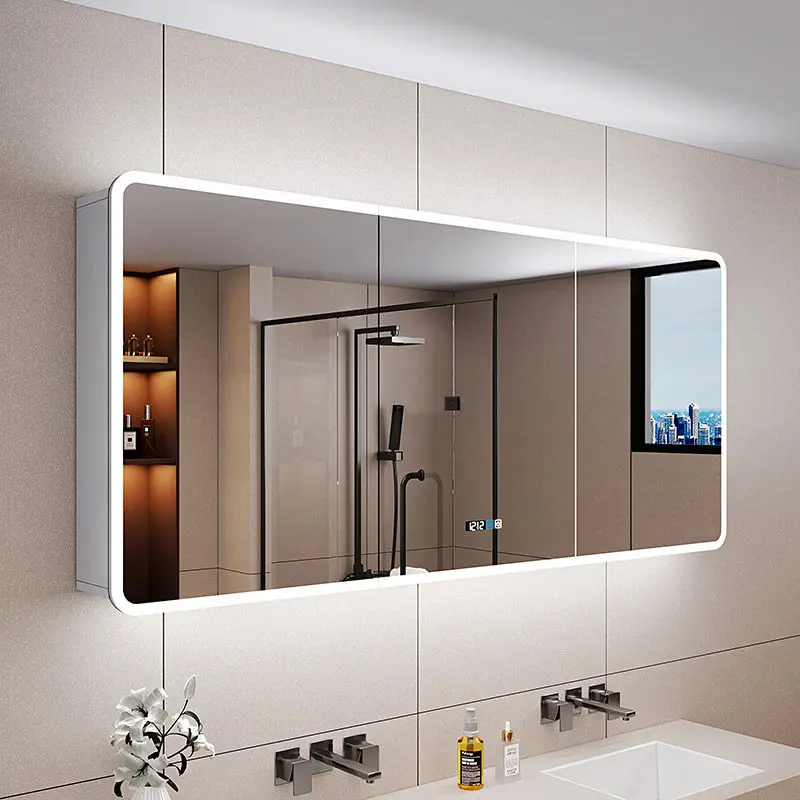 Mirror Toilet Bathroom Cabinet Cheap Storage Organizer Universal Vintage Room Decor Cupboard Beauty Vestidores Home Decoration