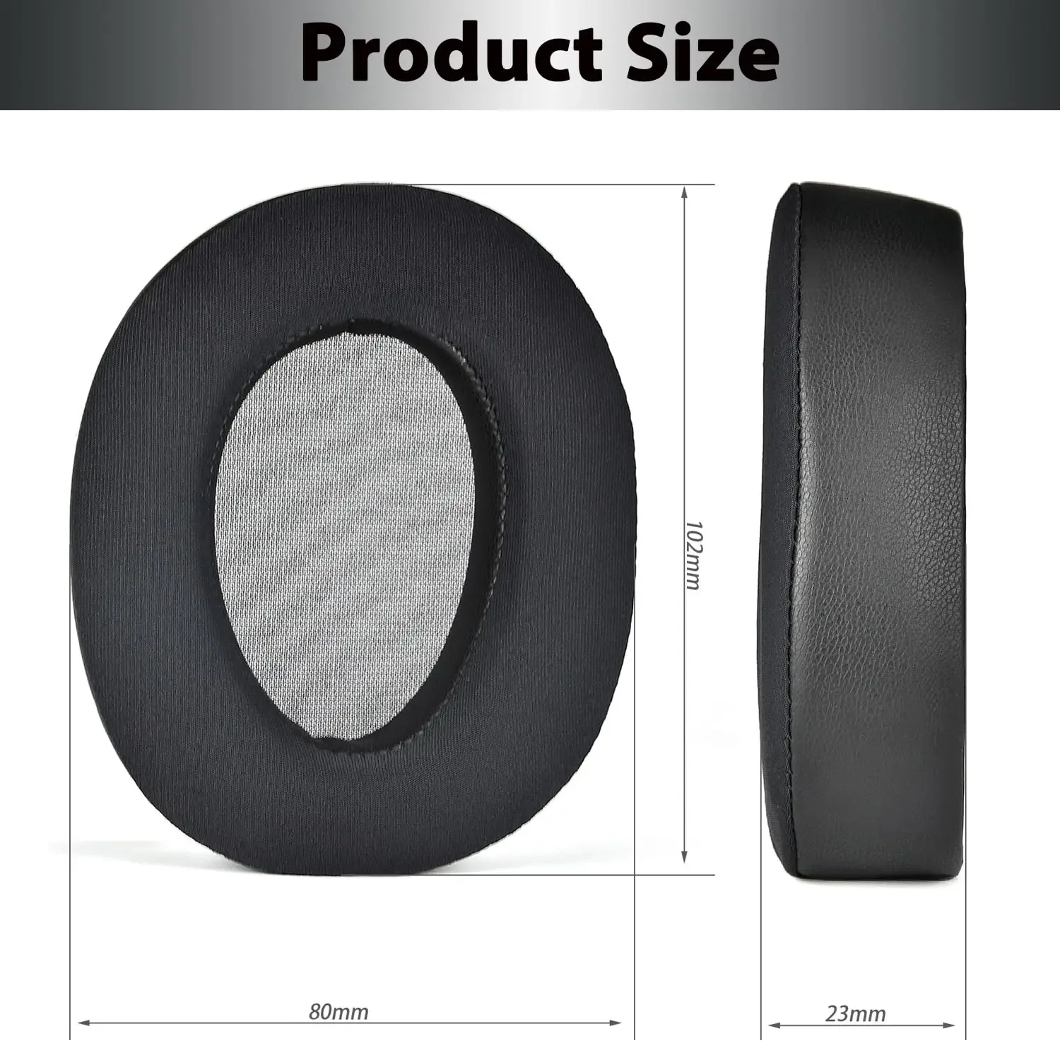 استبدال بطانة للأذن وسائد لسوني WH-H900N وMDR-100ABN سماعات هلام التبريد بطانة للأذن وسادة كم غطاء للأذنين