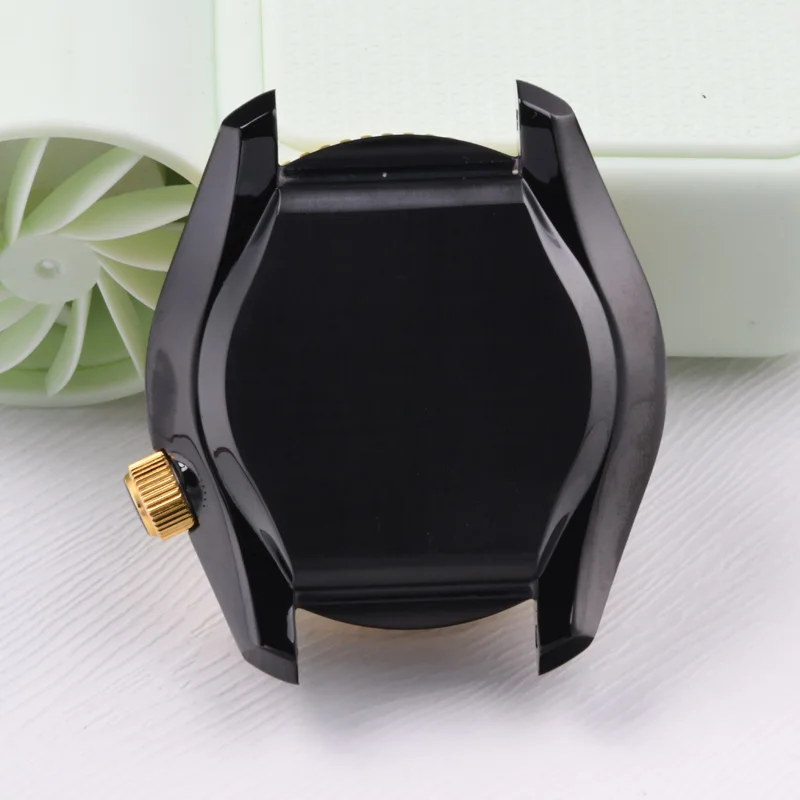 

Черный корпус часов MM300 из нержавеющей стали 316L, 44 мм, 3,8 мм, водонепроницаемость 300 м, сапфировое стекло, для автоматического механизма NH35.