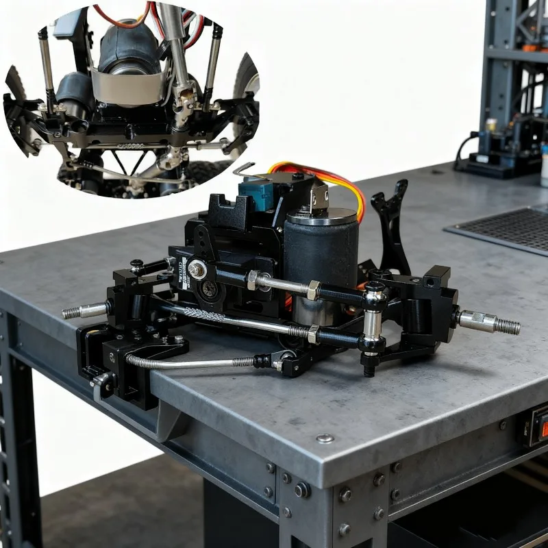 

Подвеска подушки безопасности подъема рулевого управления со средним креплением для 1/14 Tamiya RC Самосвал SCANIA 770S VOLVO Mercedes-Benz ACTROS MAN Запчасти