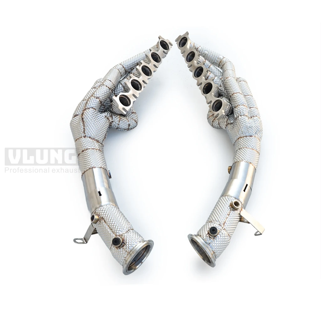VLUNG Insulated Exhaust Manifold for Huracan STO 5.2L 2020-2025 High Performance Fast Delivery