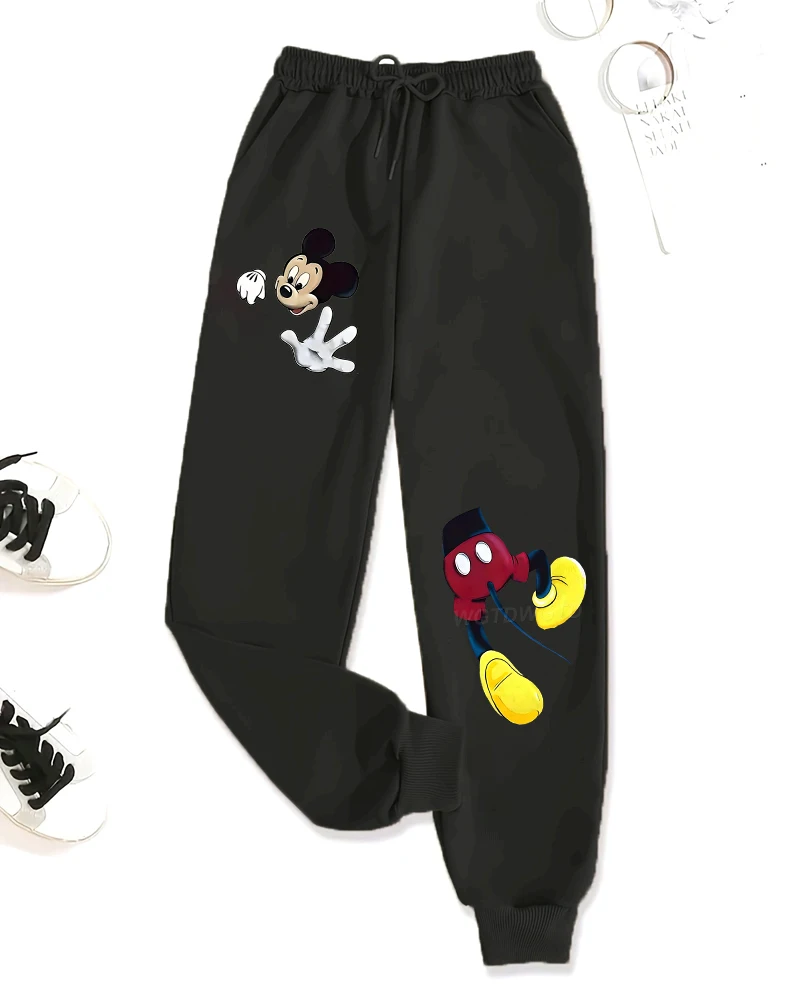 

Children's Pants Sports Style Kids Casual Long Trousers Mickey Mouse Funny Cartoon Trousers Teens Boys Girls Mickey Pants