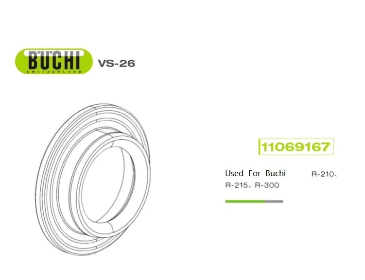 Imagem -03 - Selo do Evaporador Rotativo Buchi Vs26 11069167r300 R-210 R-215