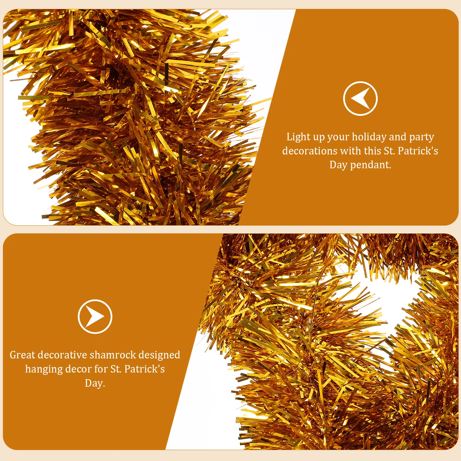 

Shamrocks Hanging Decor St Patrick's Day Clover Ornament for Home Party Backdrop Window Wall Decorations Scene Pendant Prop