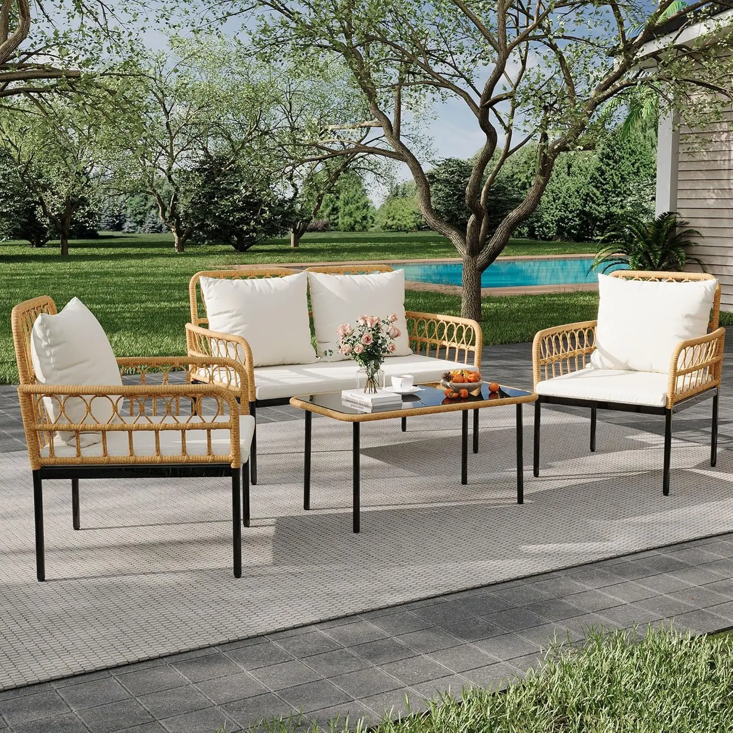 Комплект садовой мебели из 4 п – обзор и цена Outdoor Furniture Ofo
