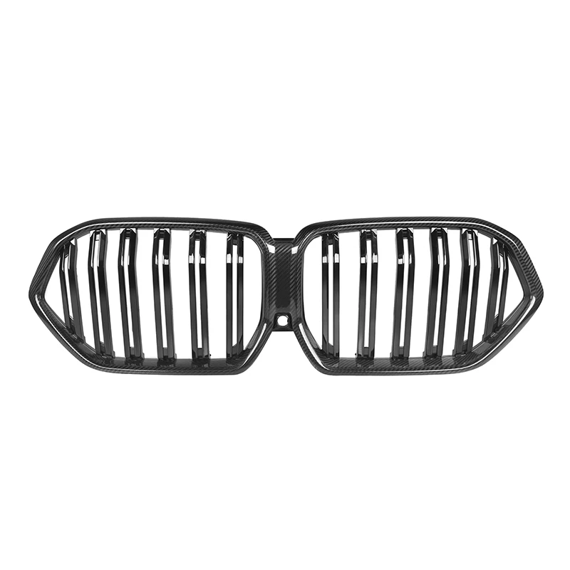 

Pure Carbon Fiber M Style Black X6M Style Replacement Bumper Grille for X6 G06 2020-IN Car Front Grill