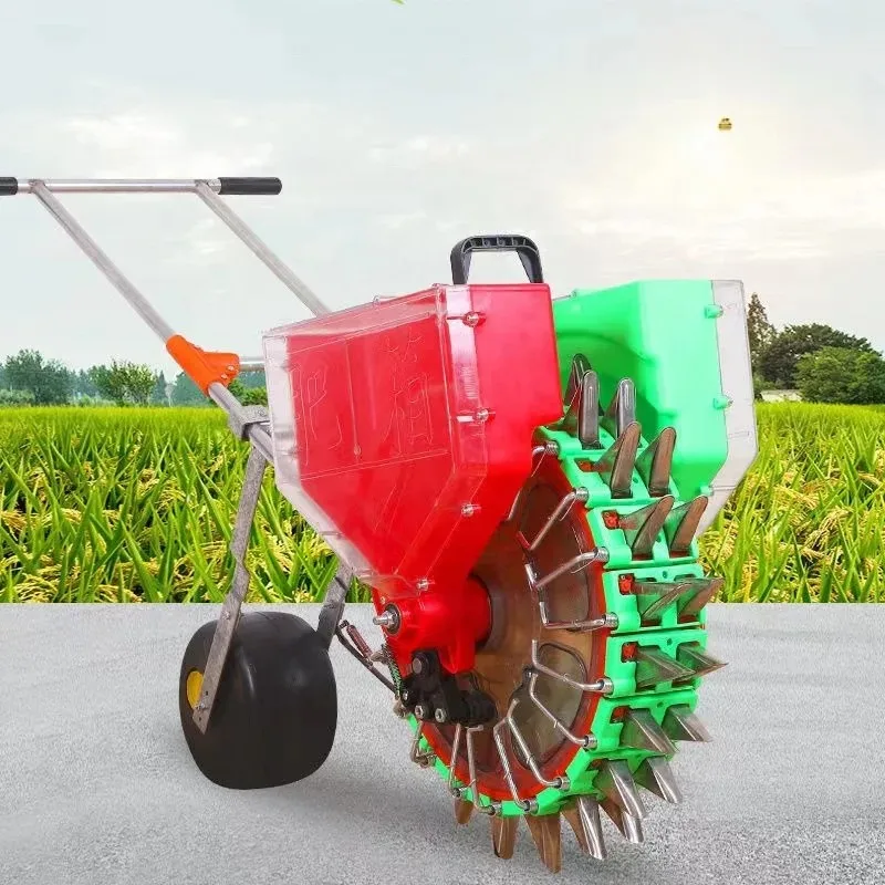 Seed Planting Fertilizing Machine Hand Push Seeder Agriculture Fertilizer and Seeder Manufacturers
