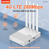 Comfast 300Mbps Portable 4G Plug-in Router WiFi6/4G LTE Cat.4 Technology Plug-in And Play 4G To Wired/WiFi